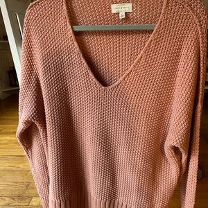 Lucky Brand dusty pink sweater
